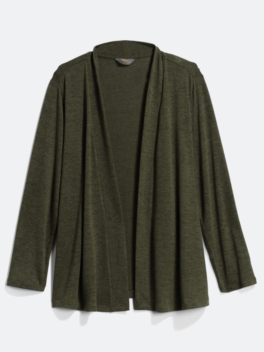 MIX by 41 Hawthorn Olive Open-Front Women's Cardigan Sweater